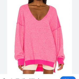 Free people sweater weather v neck sweater